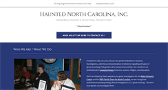 Desktop Screenshot of hauntednc.com